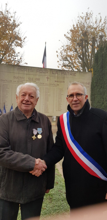 Marcel BEREAUD décoré de la Croix des Combattants AFN | Marcel Bereaud décoré de la Croix des Combattants AFN