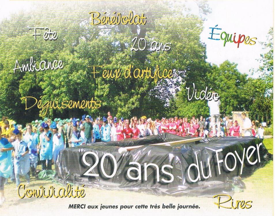 16 juin 2007 : 20 ans du Foyer des Jeunes Piverts | 